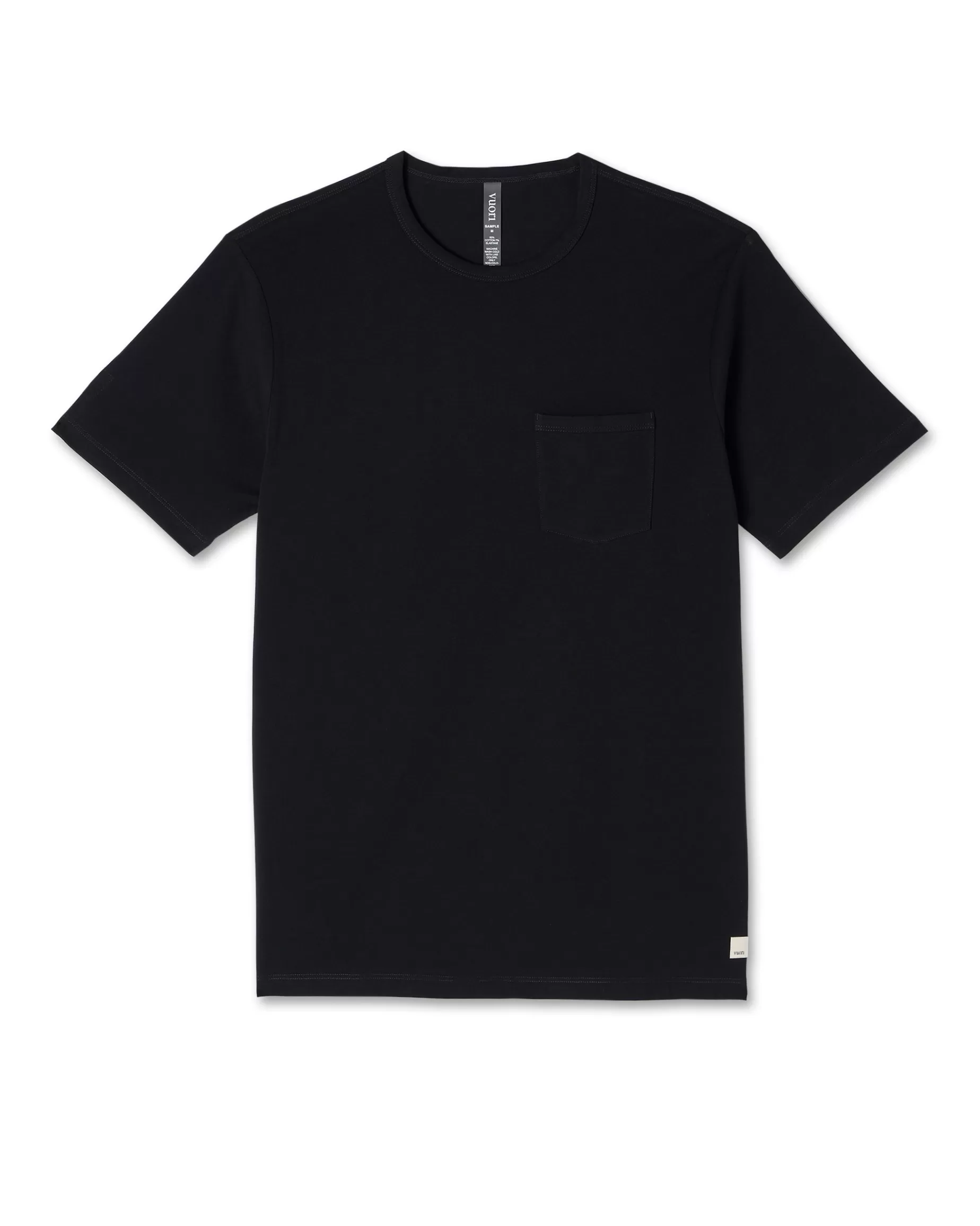 Vuori Men's Feather Pocket Tee Black Cheap