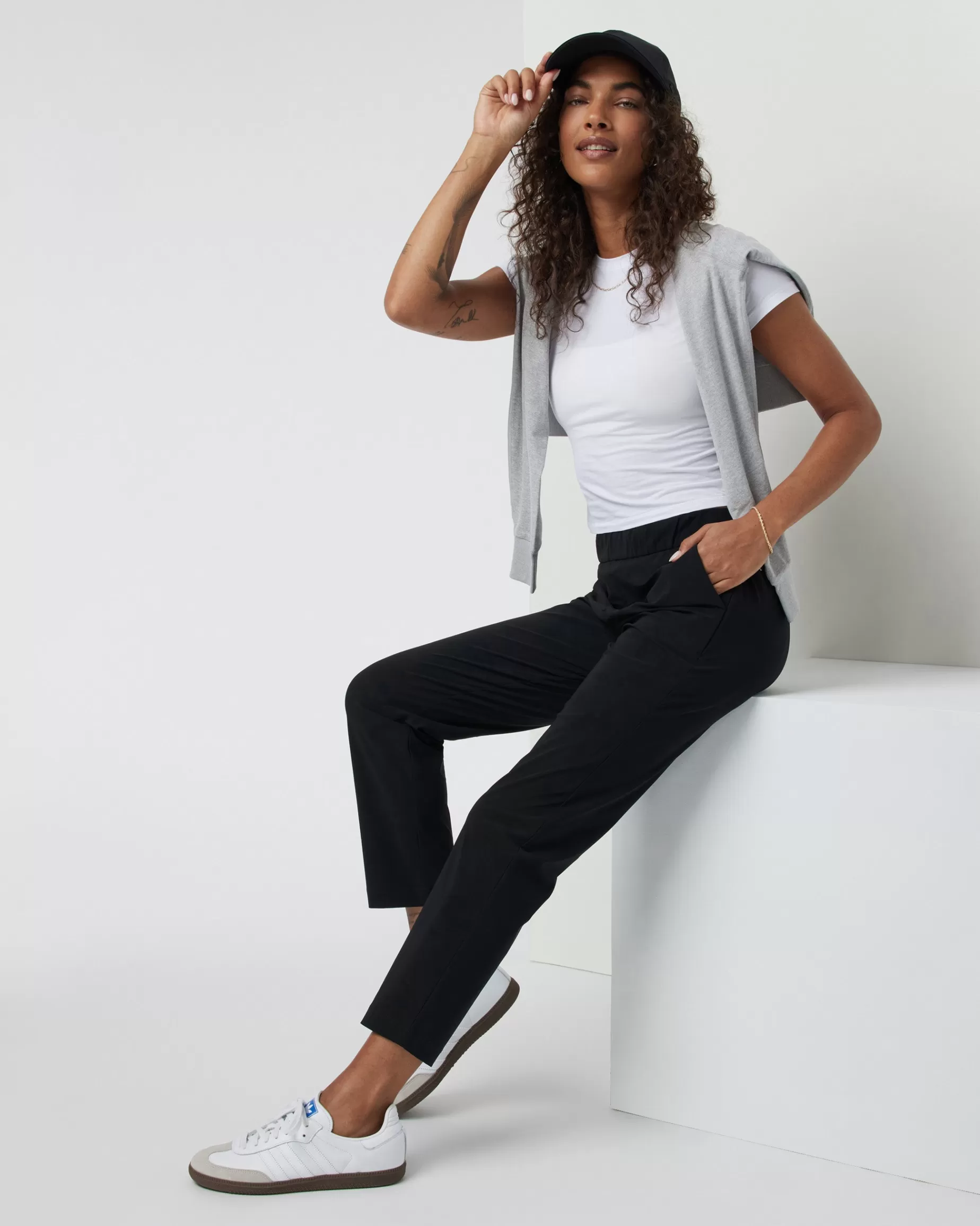 Vuori Miles Ankle Pant Black Cheap