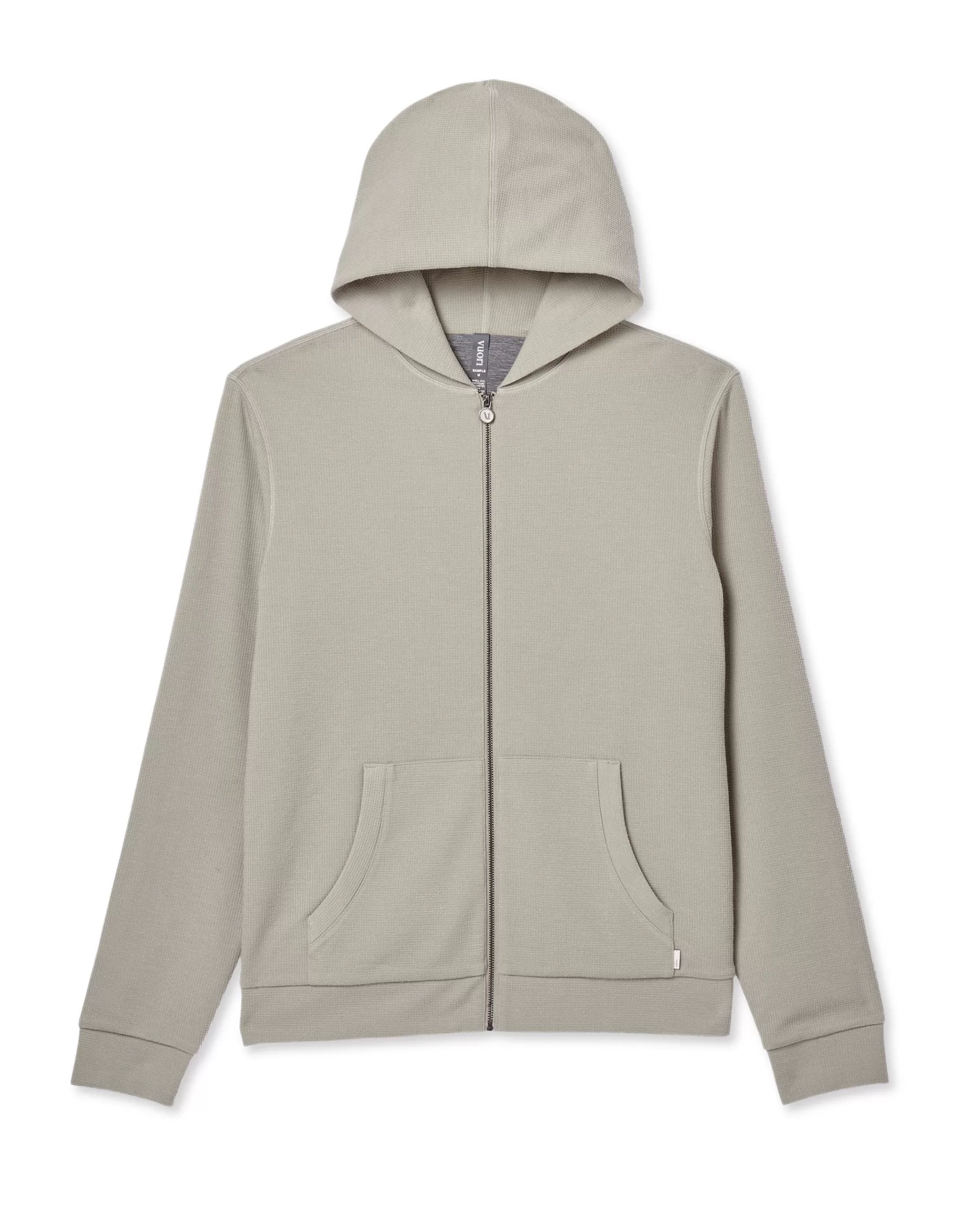 Vuori Performance Waffle Zip Hoodie 2.0 Toast Best Sale