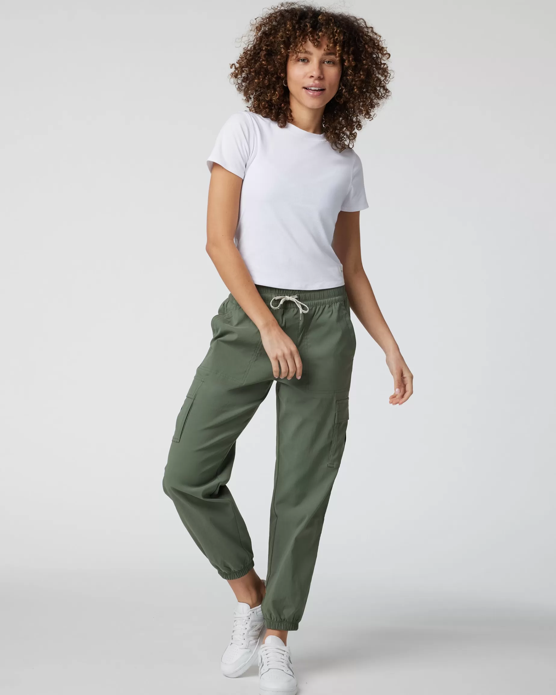 Vuori Pose Fitted Tee White Sale