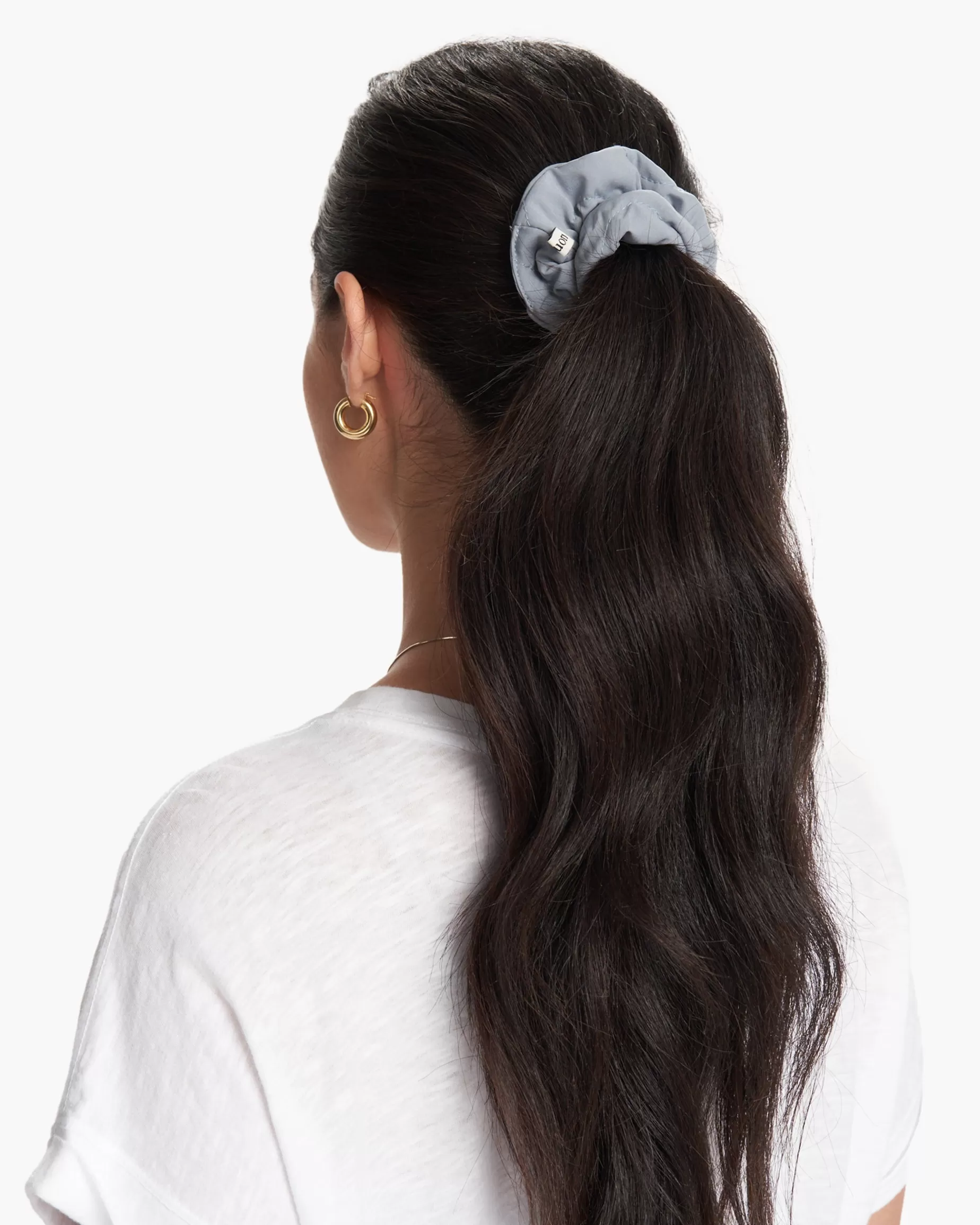 Vuori Quilted Puff Scrunchie Flint Cheap