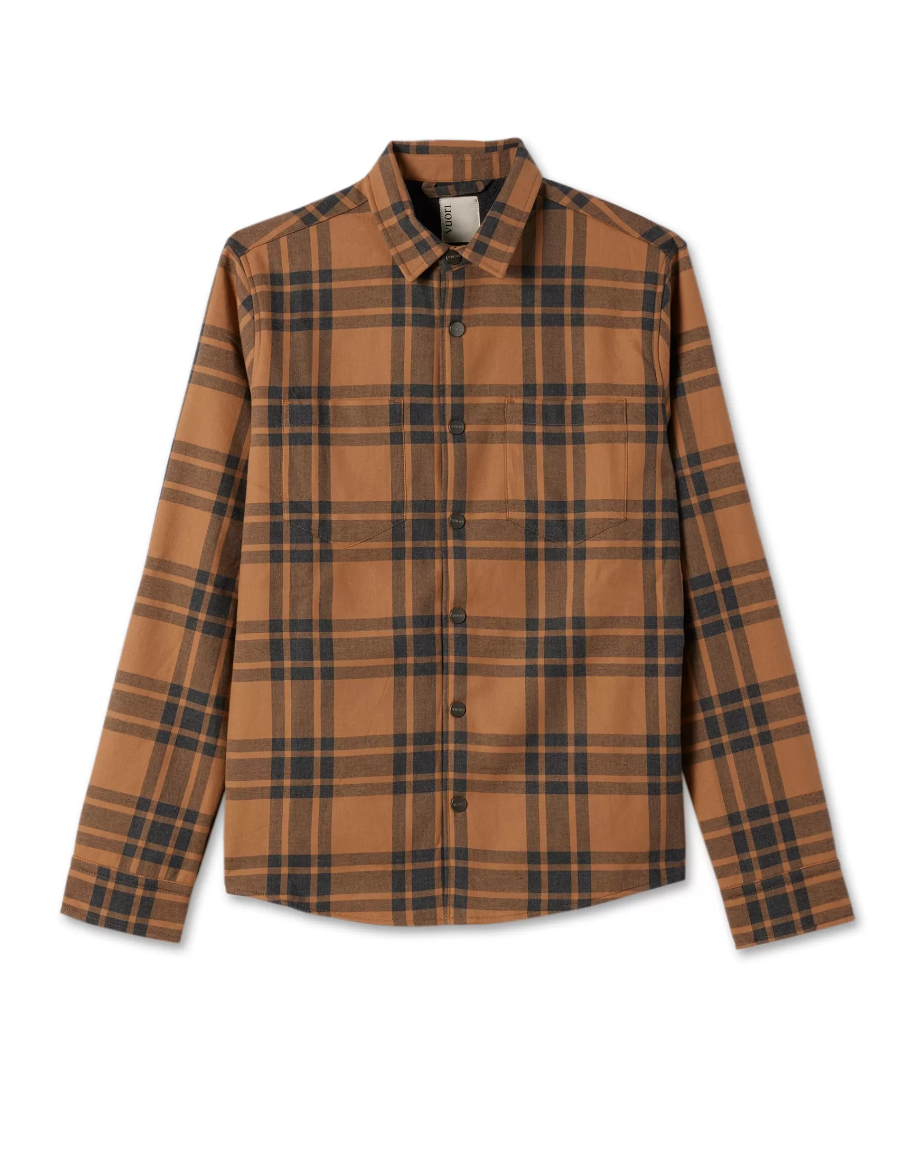 Vuori Range Shirt Jacket Camel Flash Sale