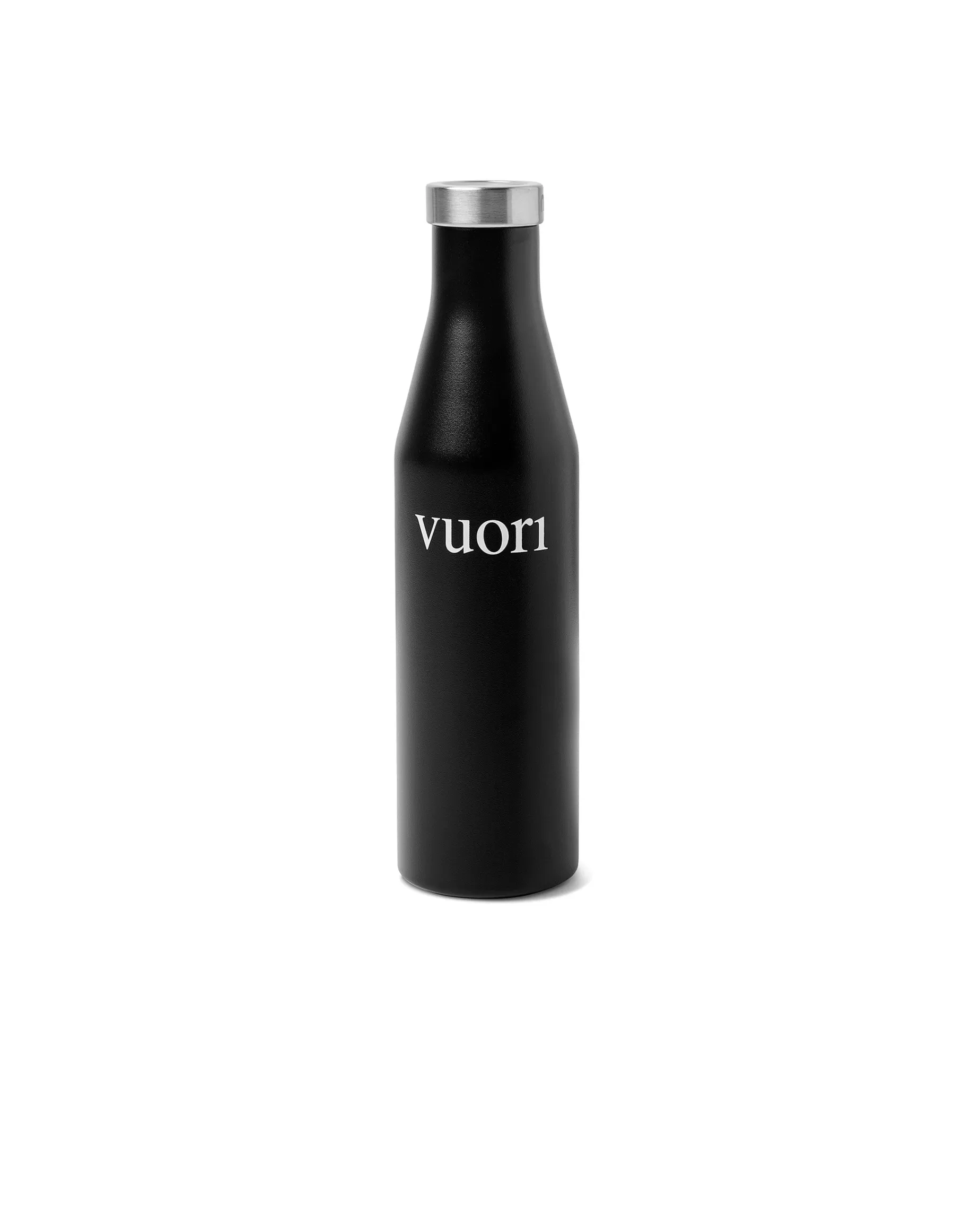 Vuori S6 Wordmark Mizu Water Bottle Black New