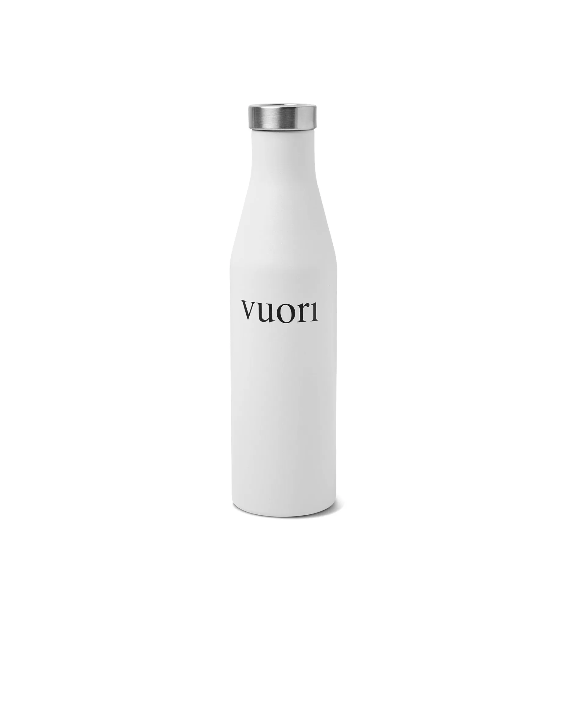 Vuori S6 Wordmark Mizu Water Bottle White New