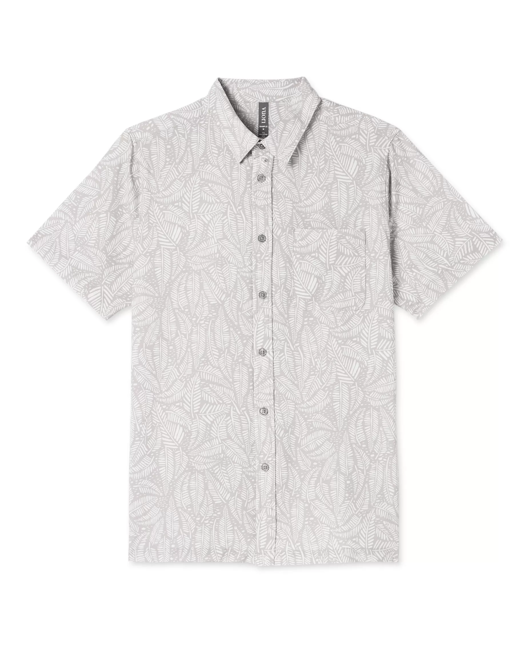 Vuori Short Sleeve Bridge Button Down UmberSago Outlet