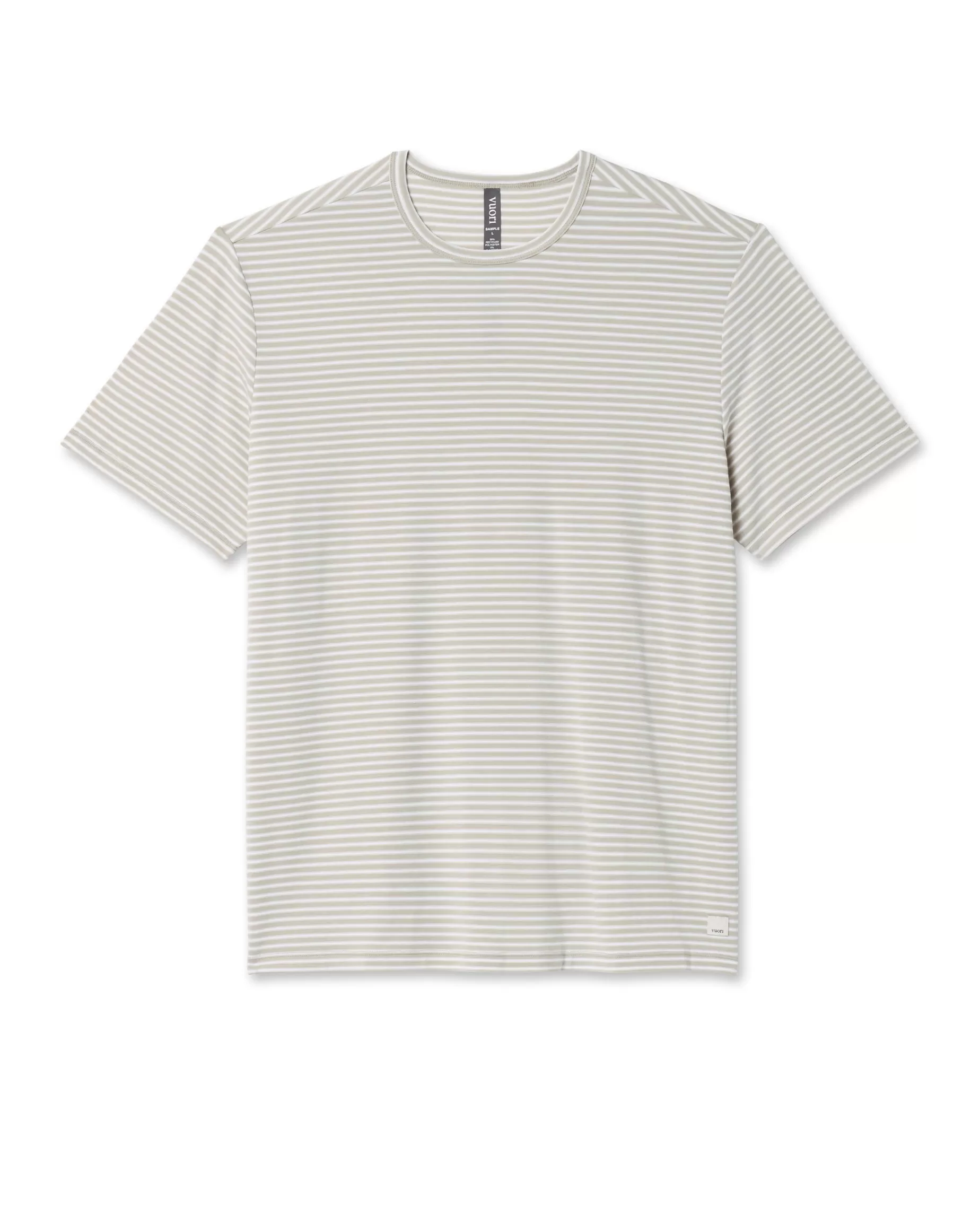 Vuori Short Sleeve Current Stripe Tee WinterPear Best