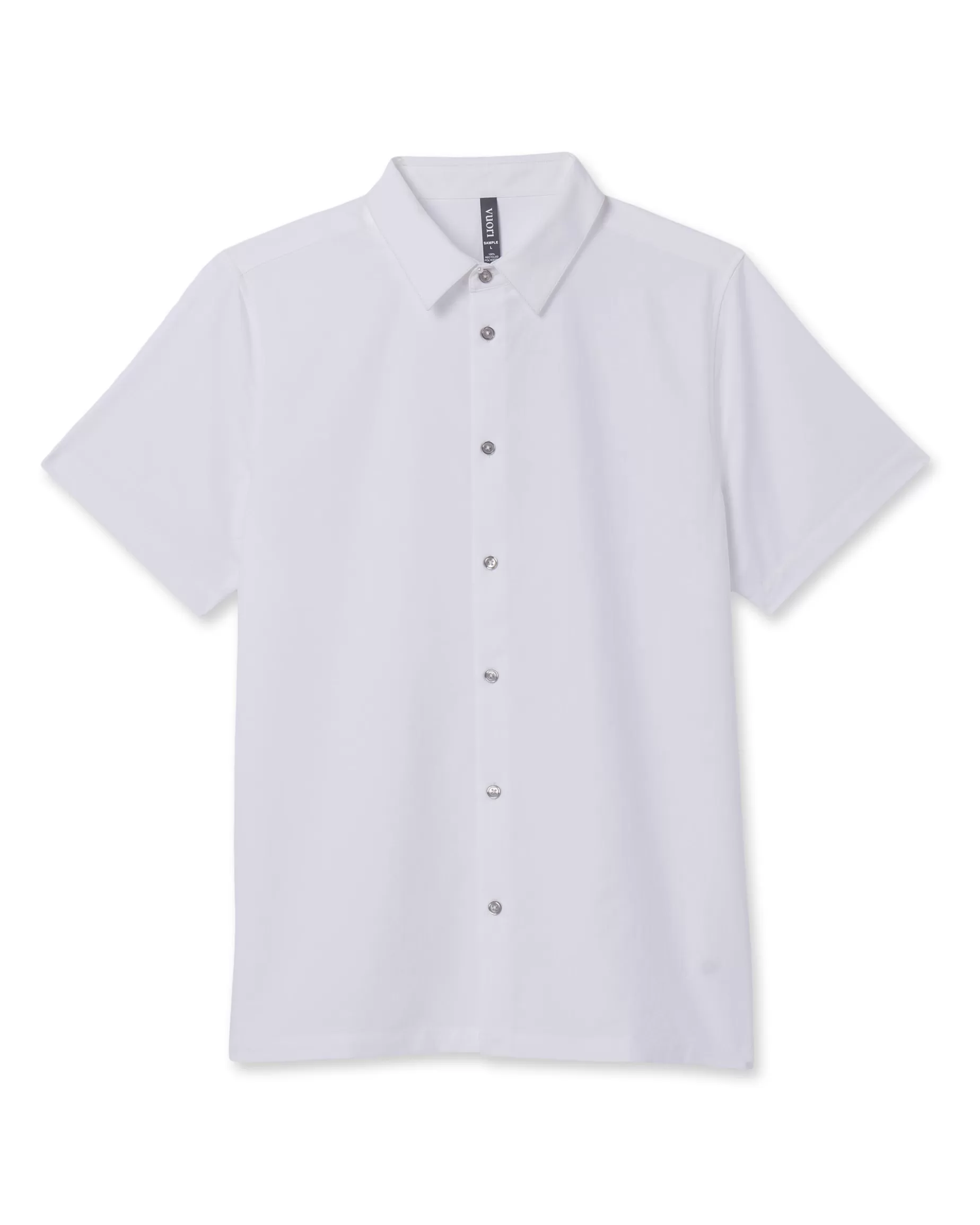 Vuori Short Sleeve Manhattan Button Down White Shop