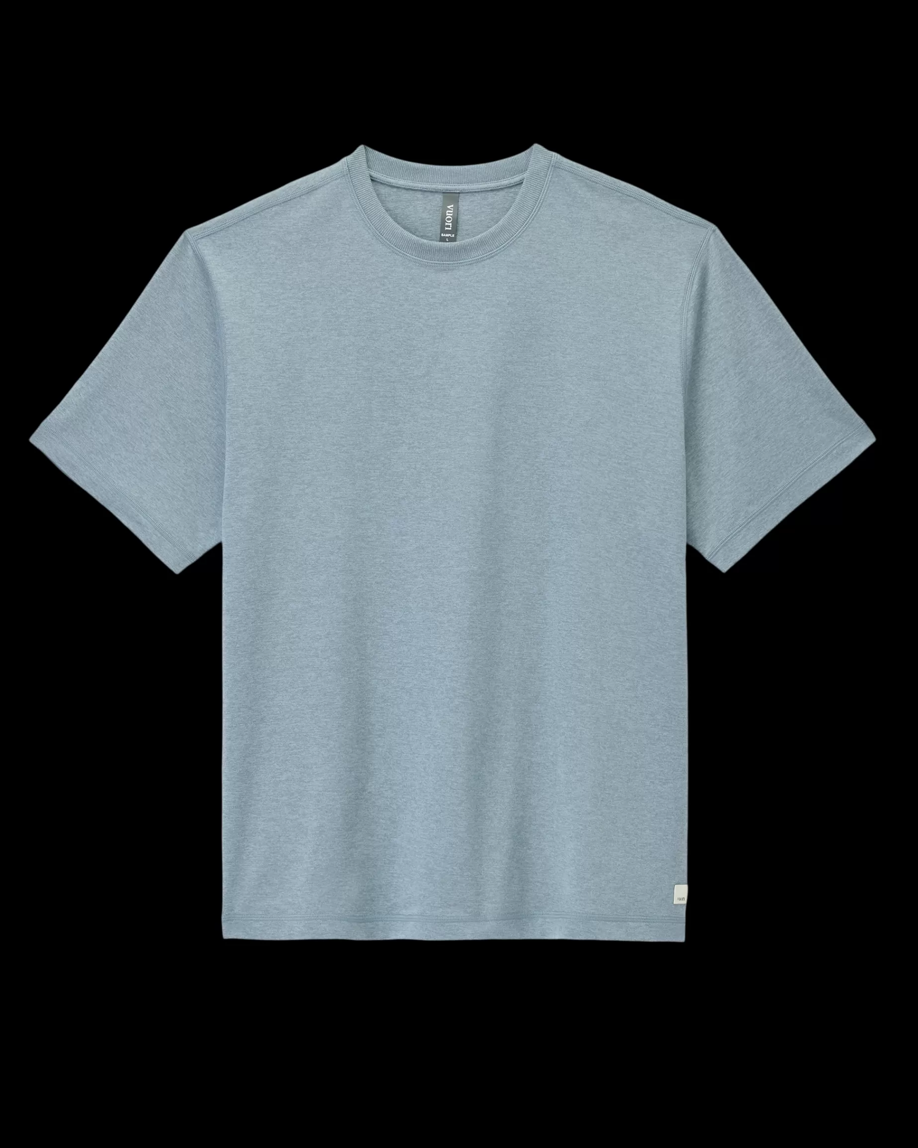 Vuori Short Sleeve Ponto Tee - Relaxed Fit DustyBlueHeather New