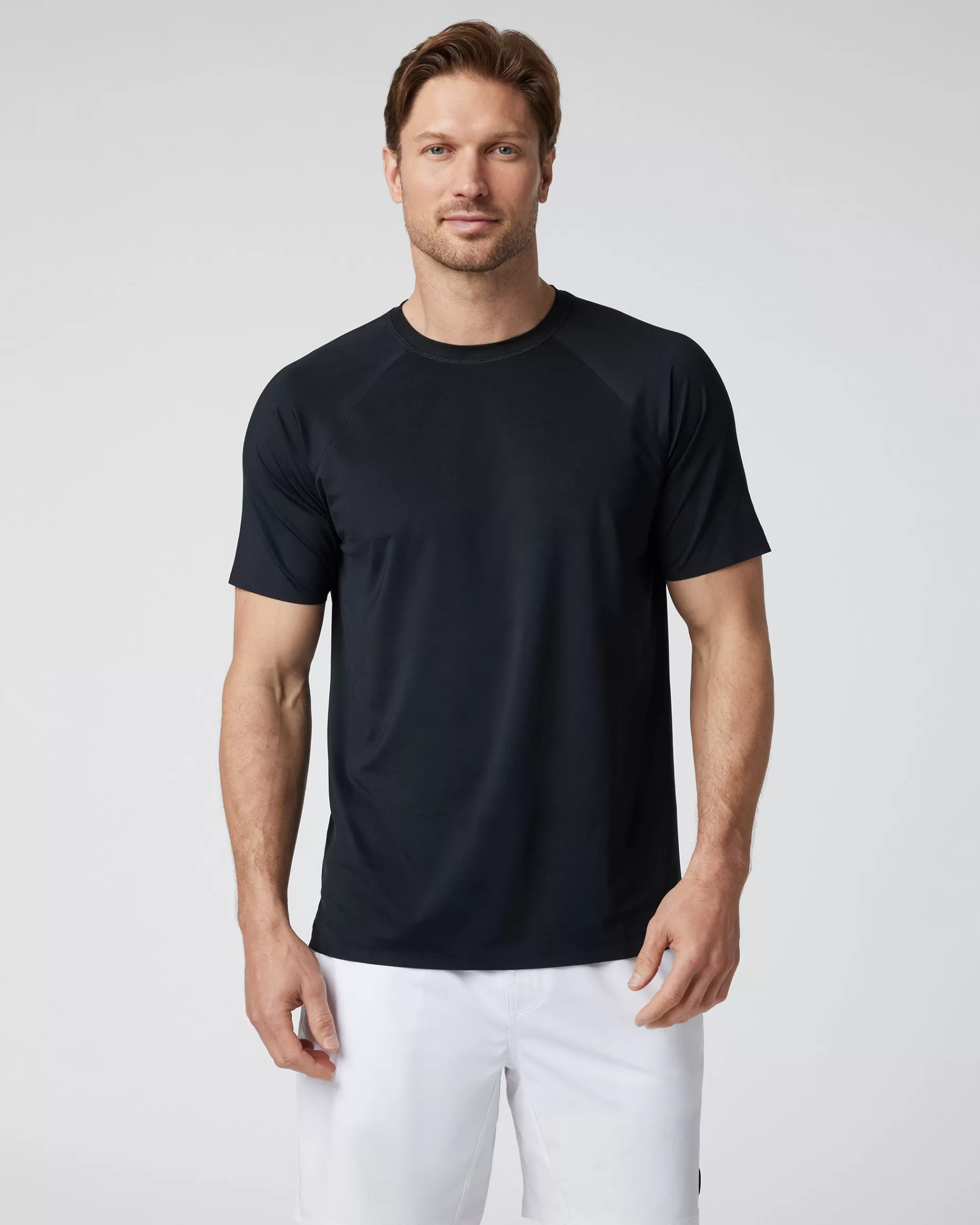 Vuori Short Sleeve Viewpoint Performance Tee Black Best