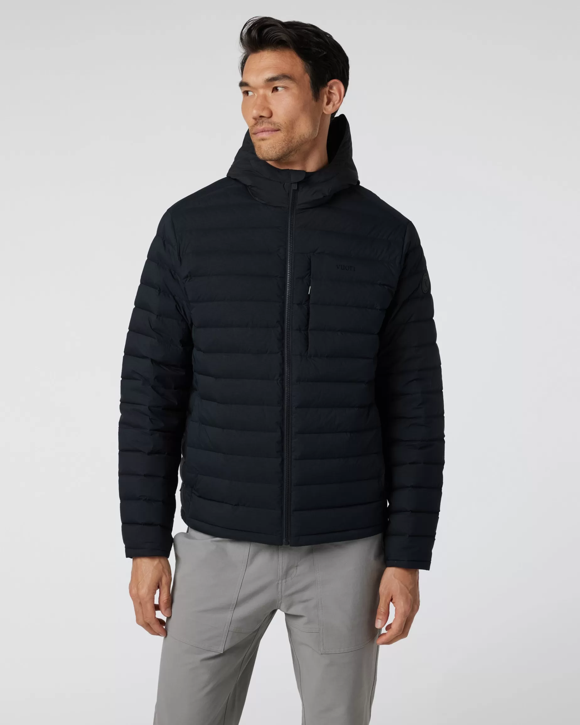 Vuori Steadfast Full Zip Hooded Jacket Black Online