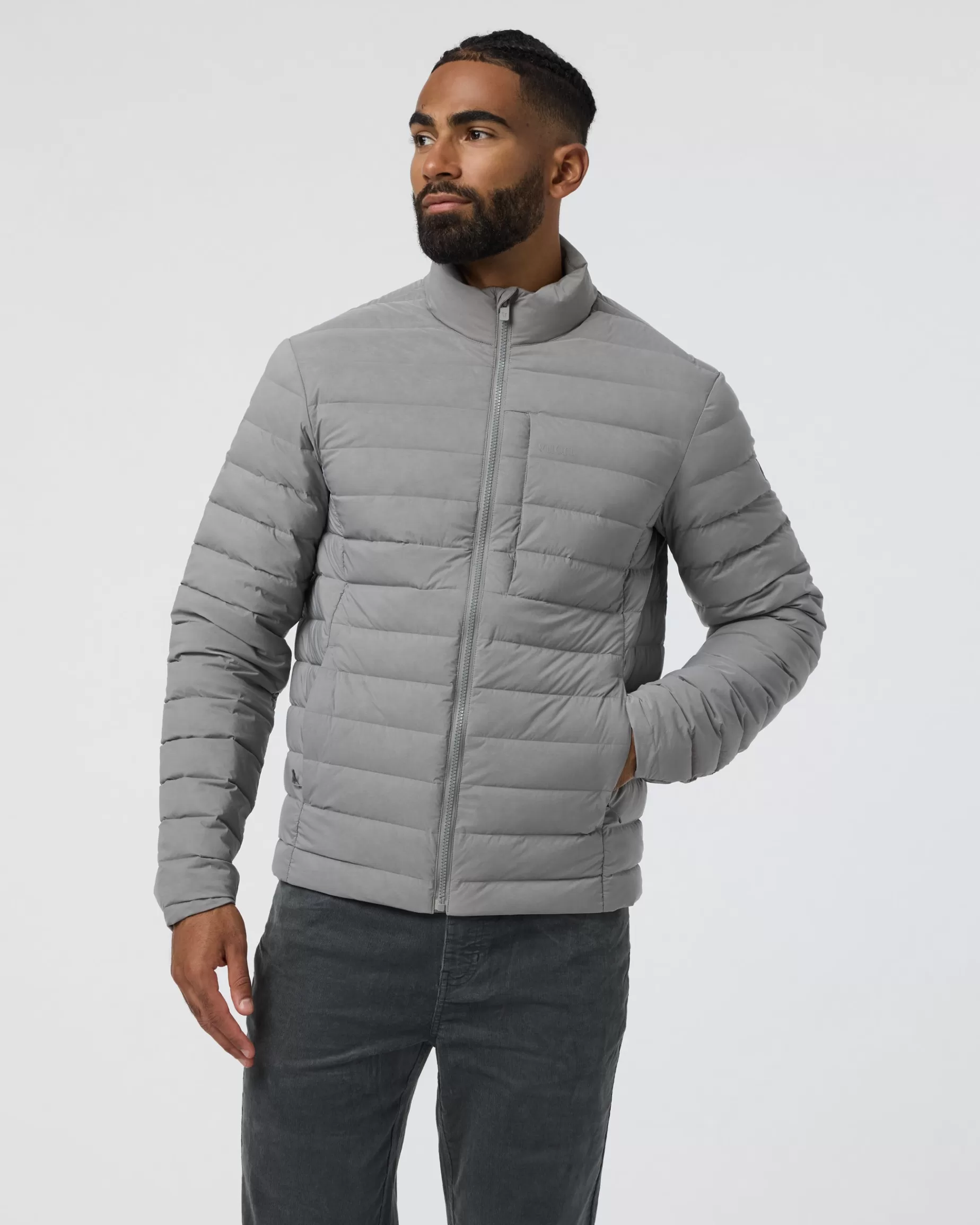 Vuori Steadfast Insulated Full Zip Jacket Shiitake Online