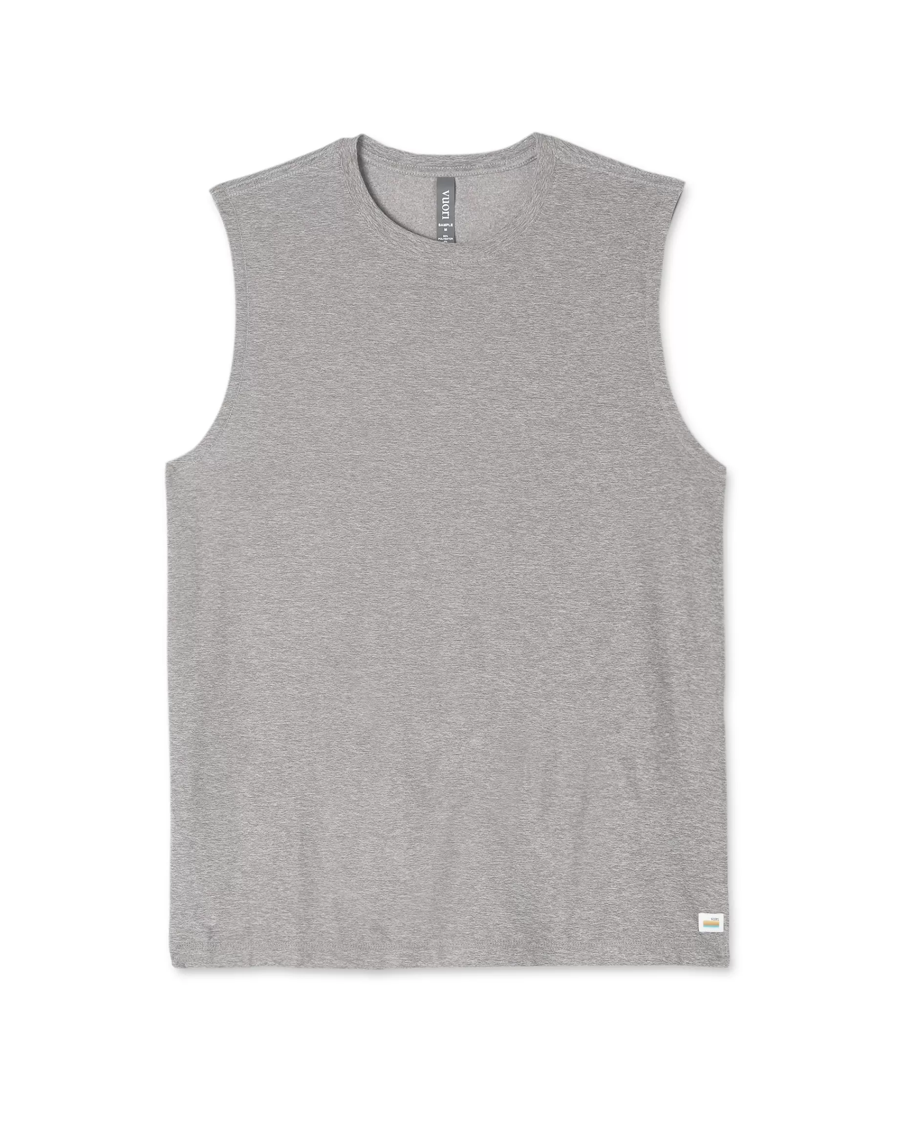 Vuori Strato Muscle Tee HeatherGrey Discount