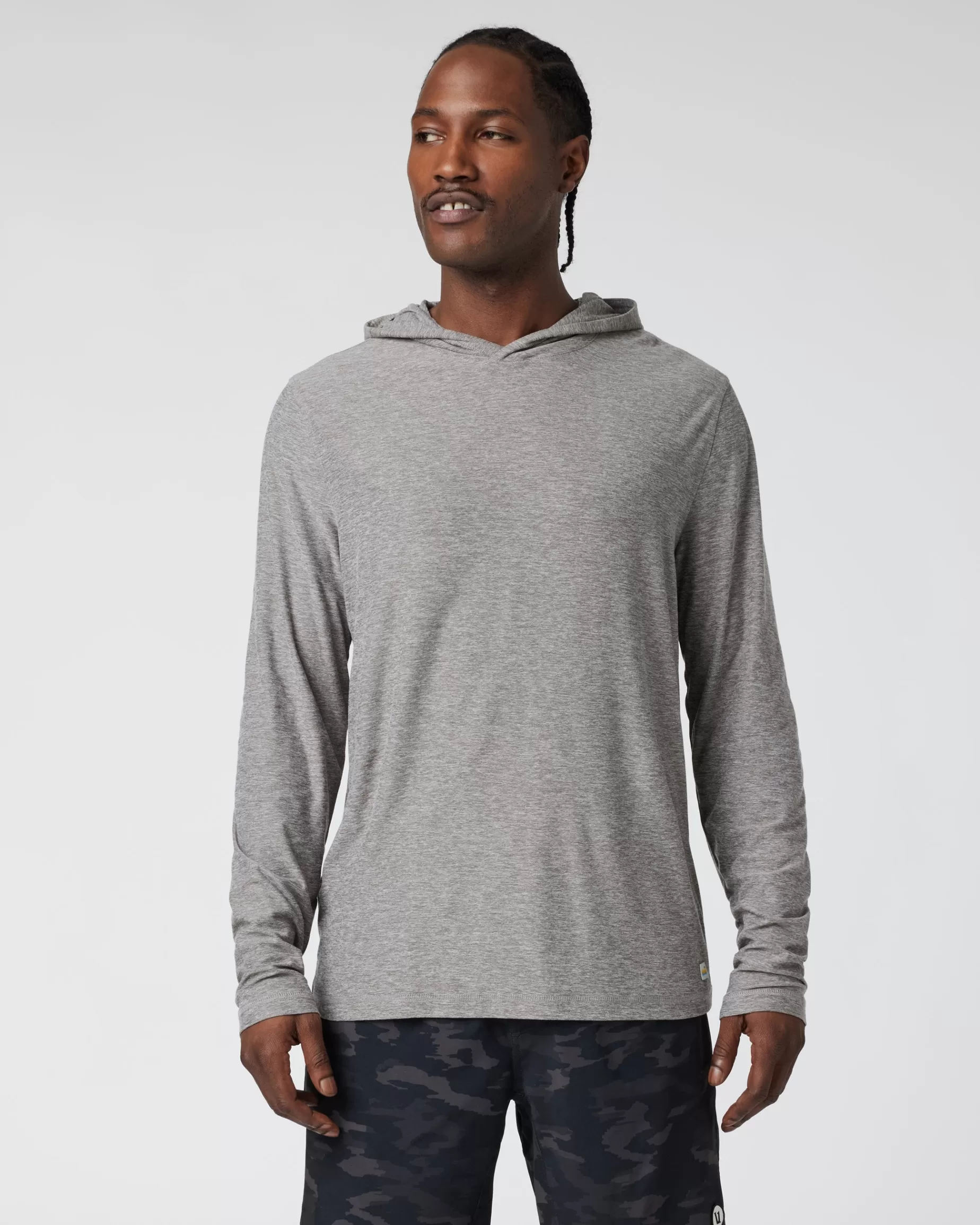 Vuori Strato Tech Hoodie HeatherGrey Discount