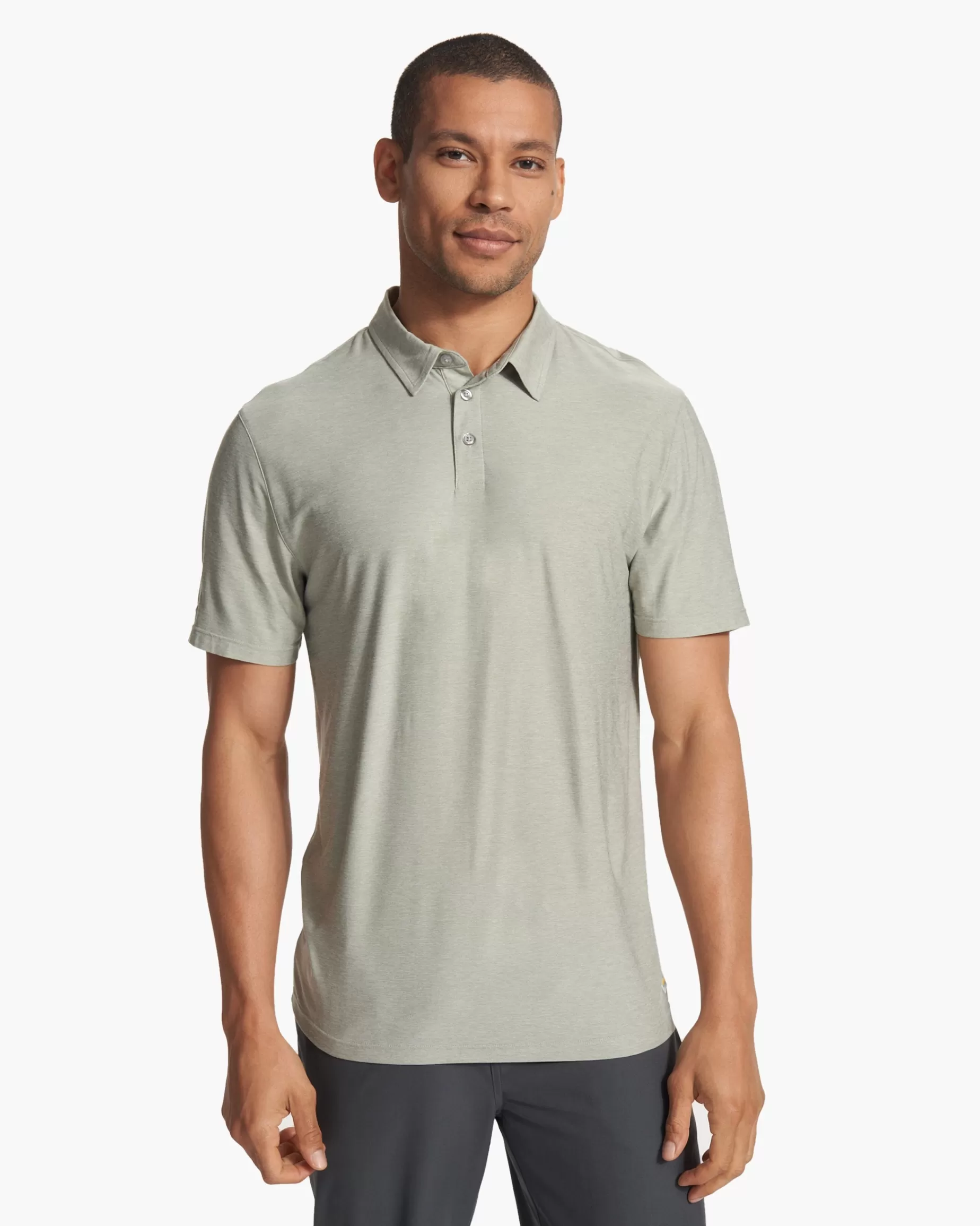 Vuori Strato Tech Polo WhiteSageHeather Online