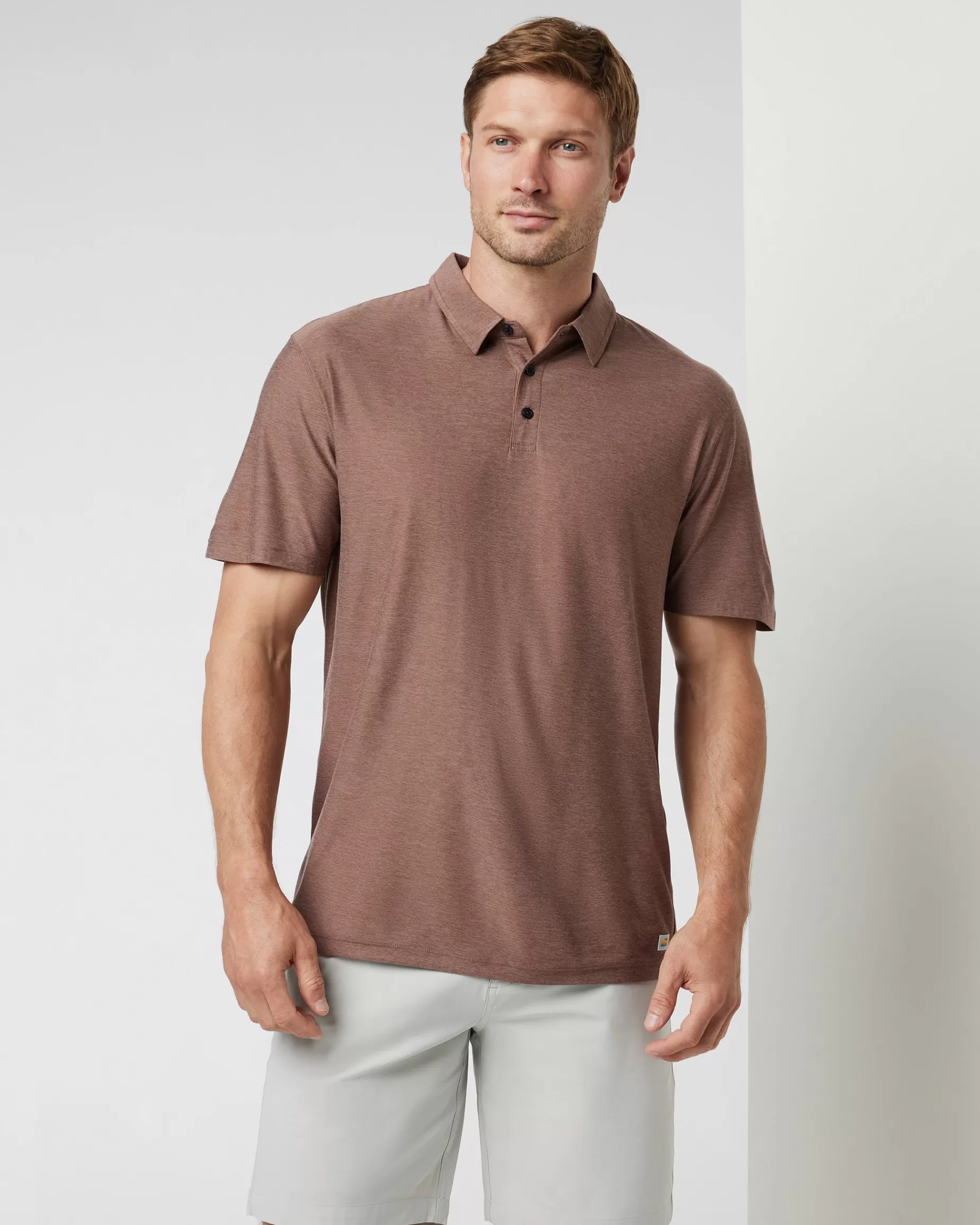 Vuori Strato Tech Polo CloveHeather Outlet