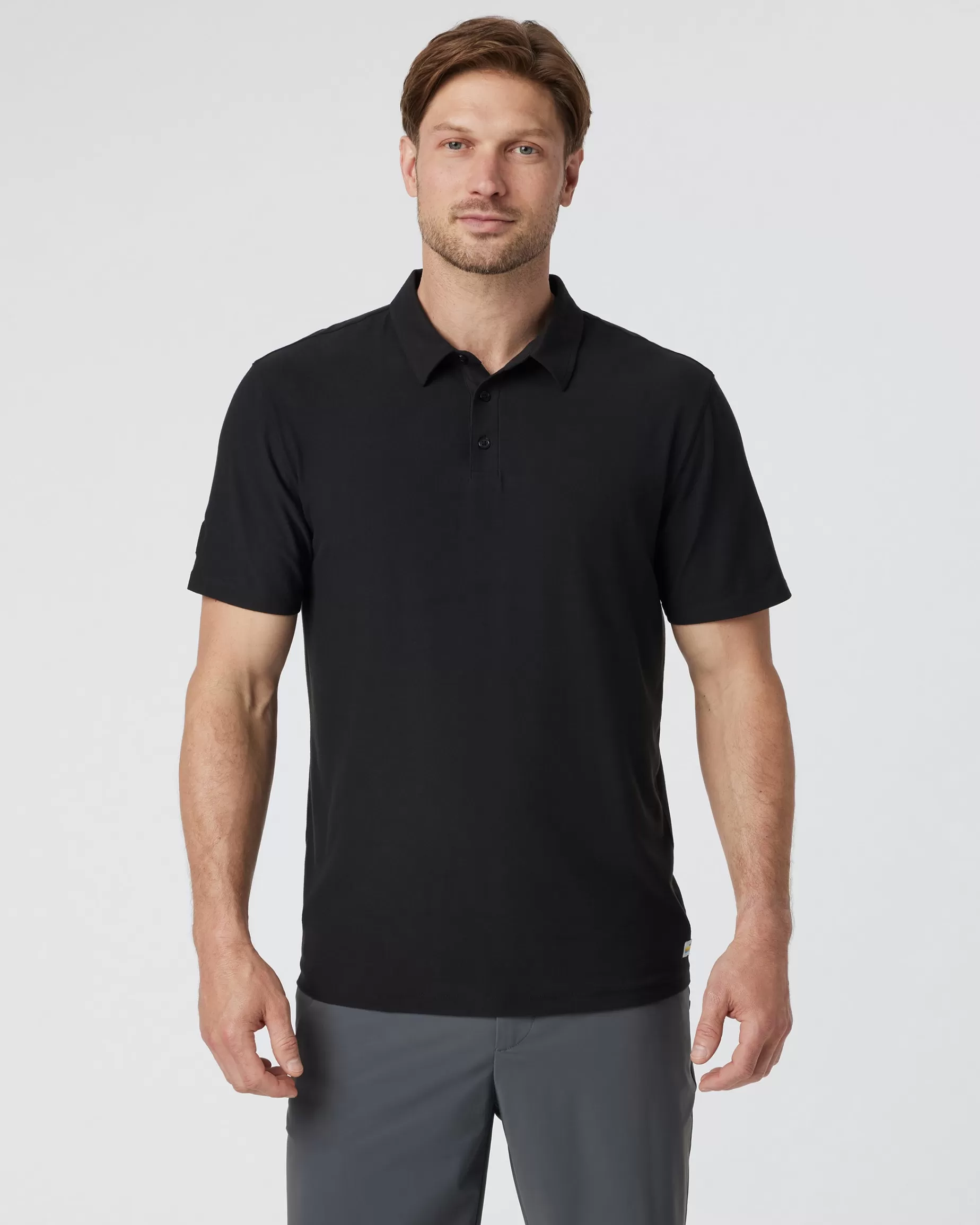 Vuori Strato Tech Polo Black Fashion