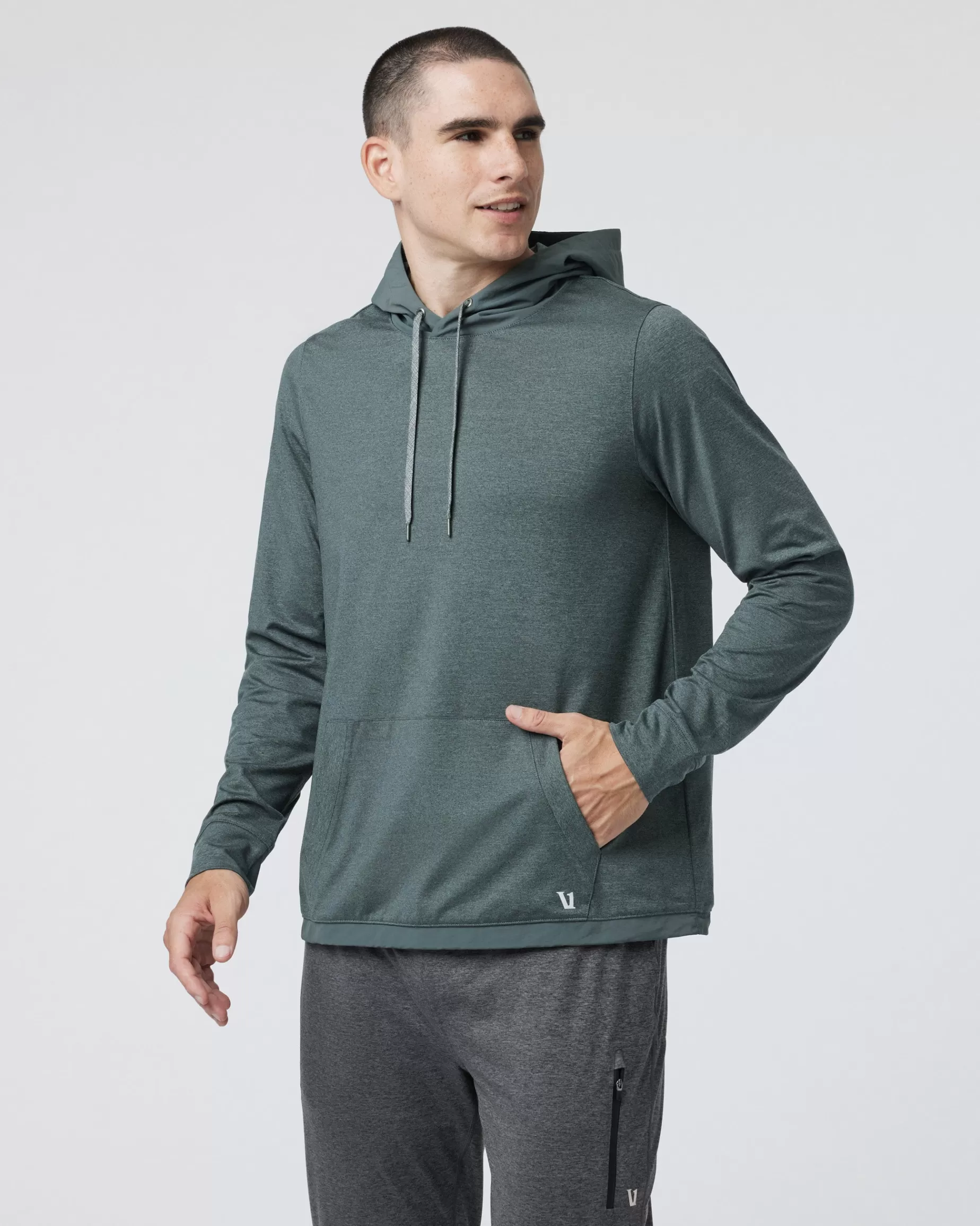 Vuori Sunday Element Hoodie SmokedBerylHeather Online