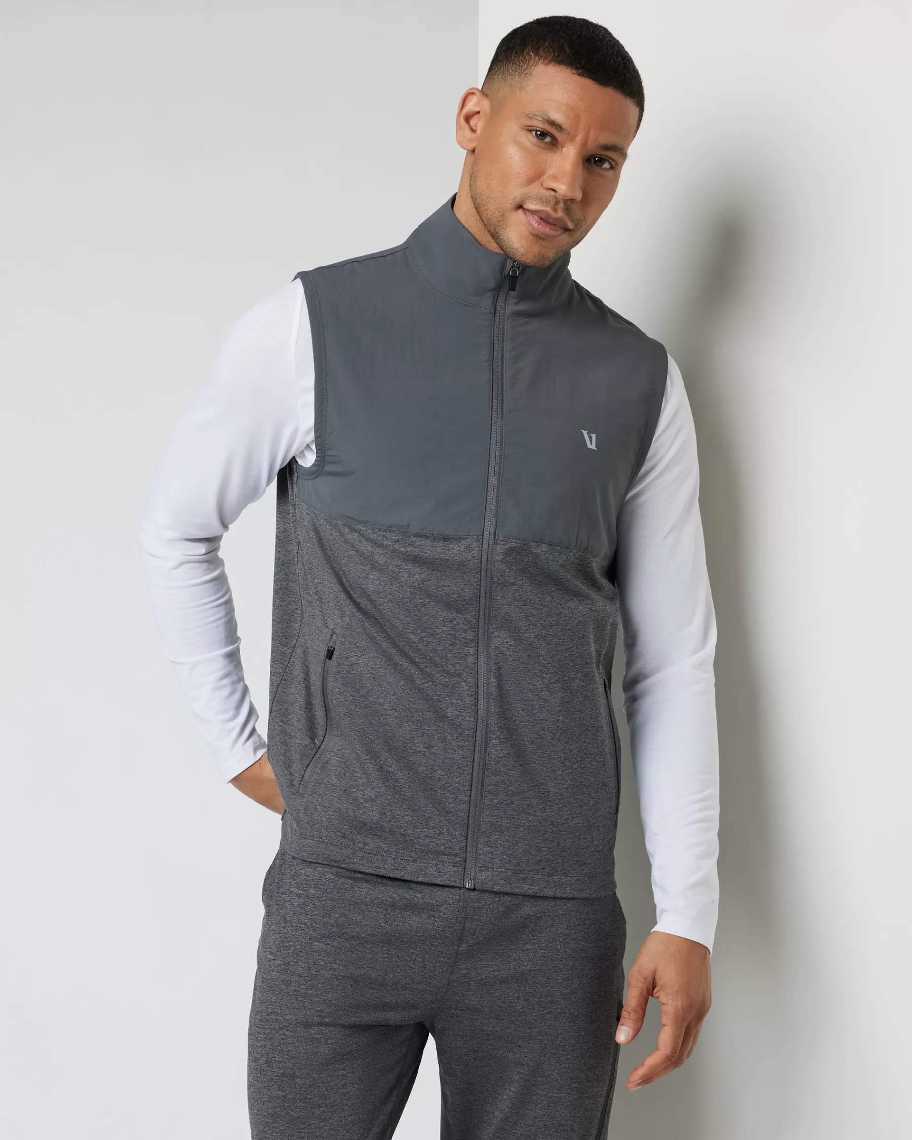 Vuori Sunday Element Vest CharcoalHeather Best Sale