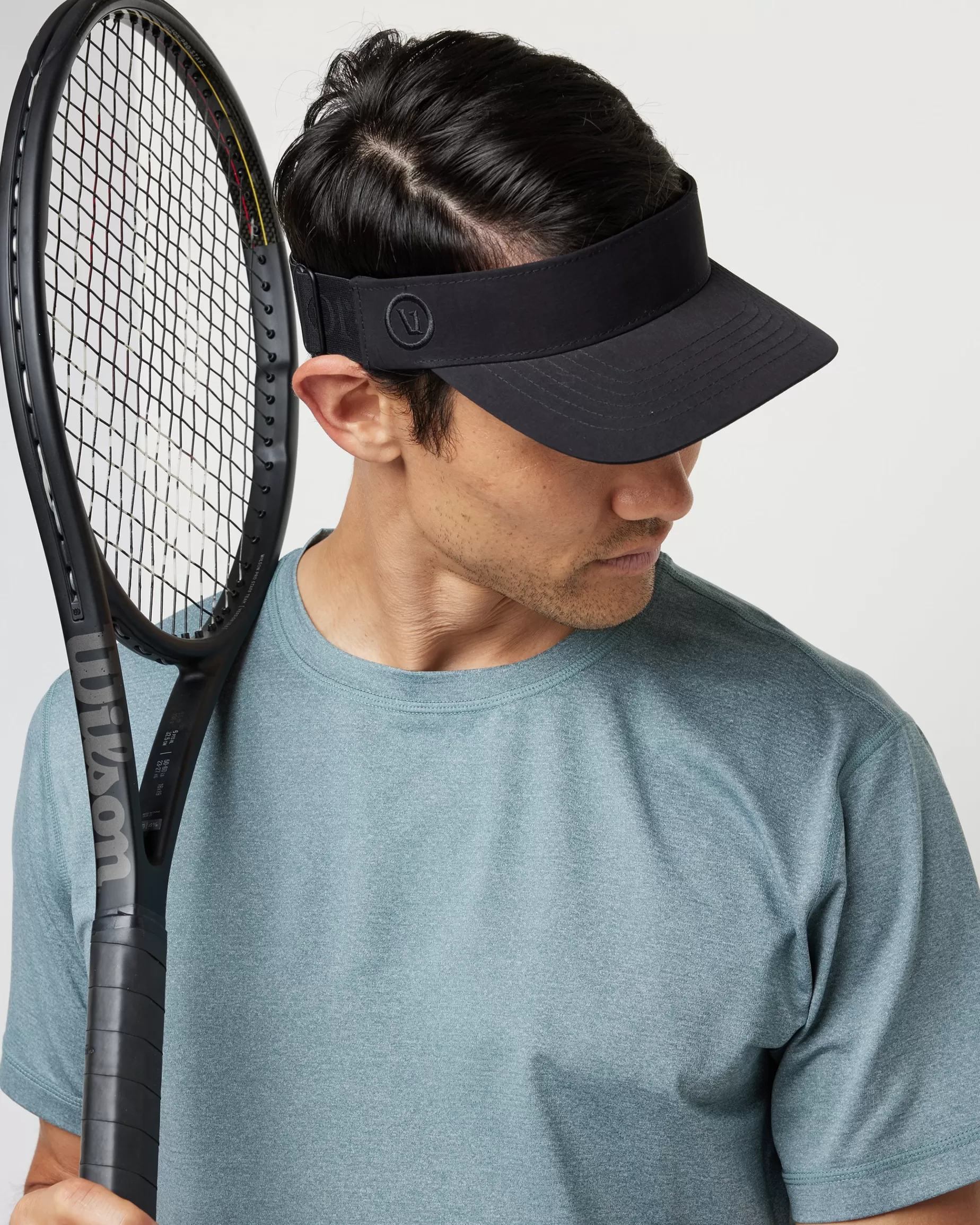 Vuori Topspin Visor Black Hot