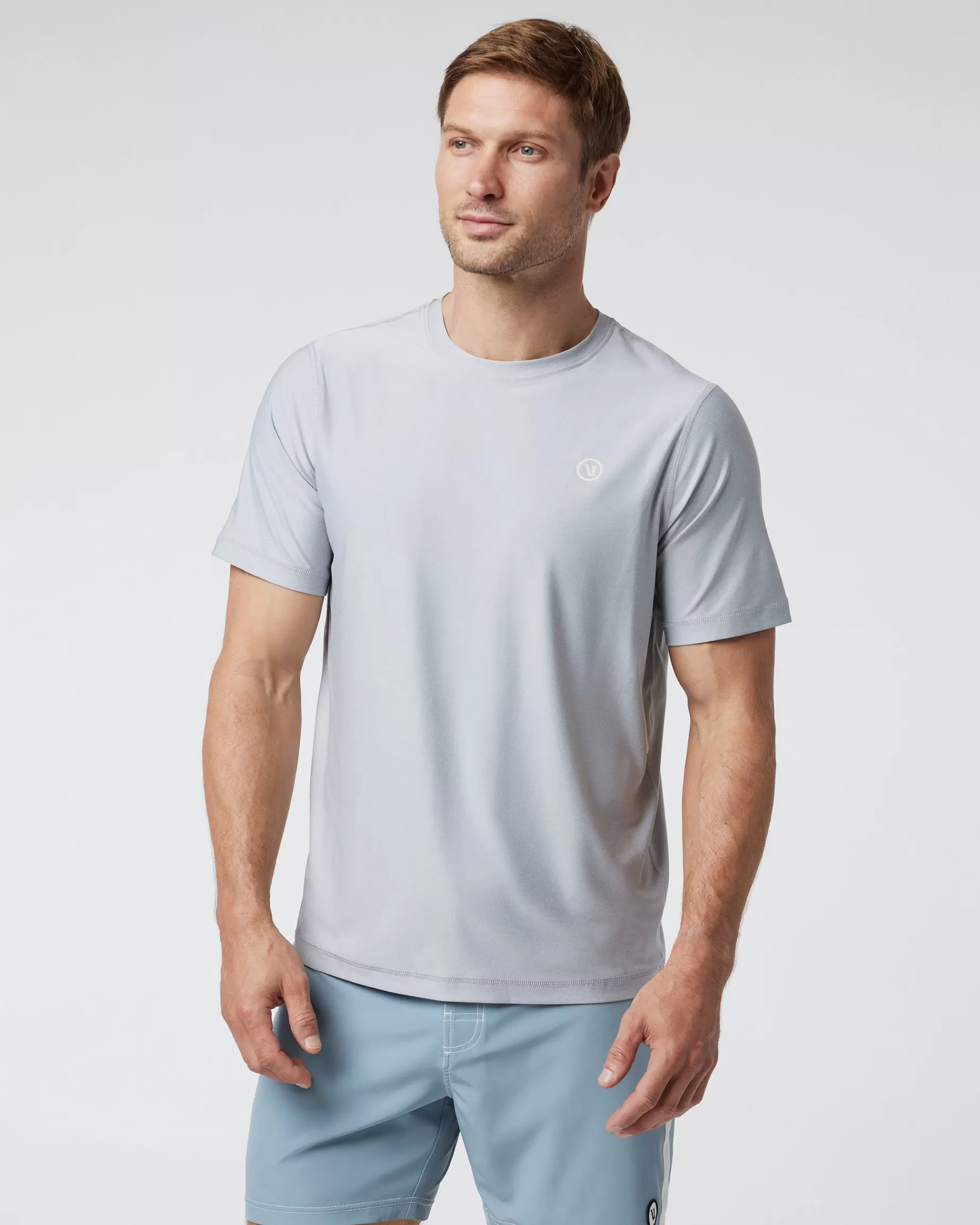 Vuori Uluwatu 24 Water Tee PlatinumHeather Discount