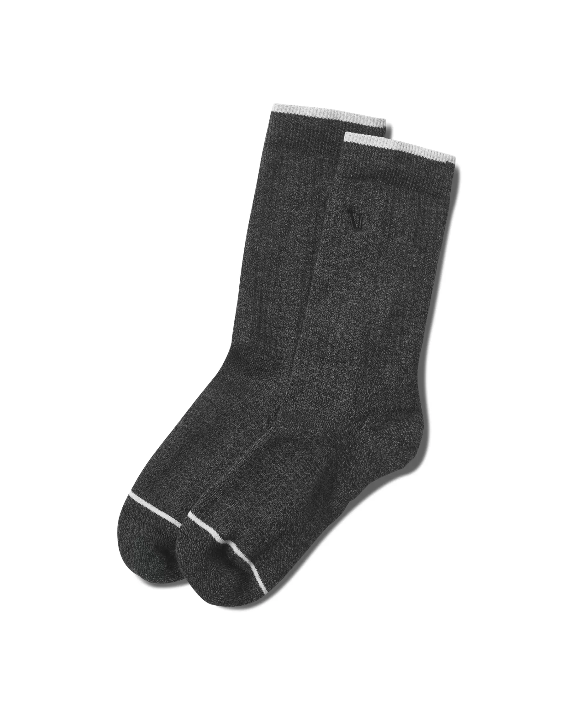 Vuori V1 Crew Sock CharcoalHeather Store