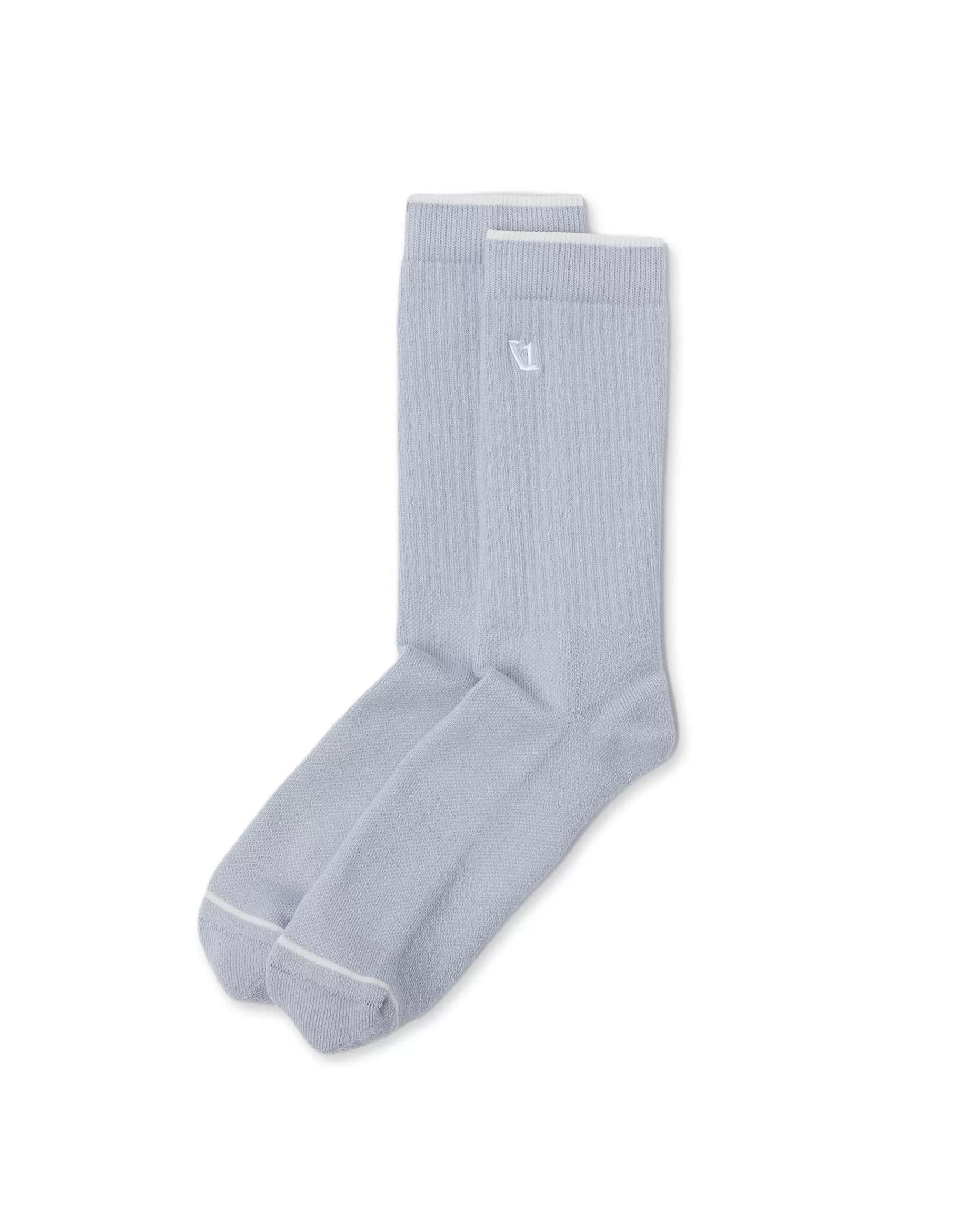 Vuori V1 Crew Sock Platinum Outlet