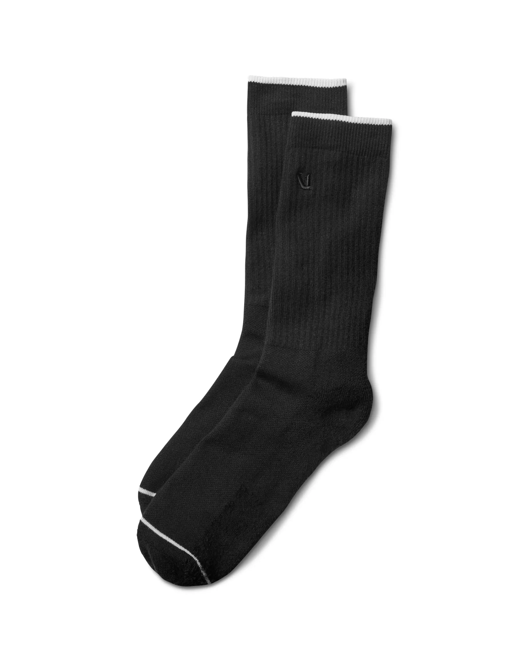 Vuori V1 Crew Sock Black Best Sale