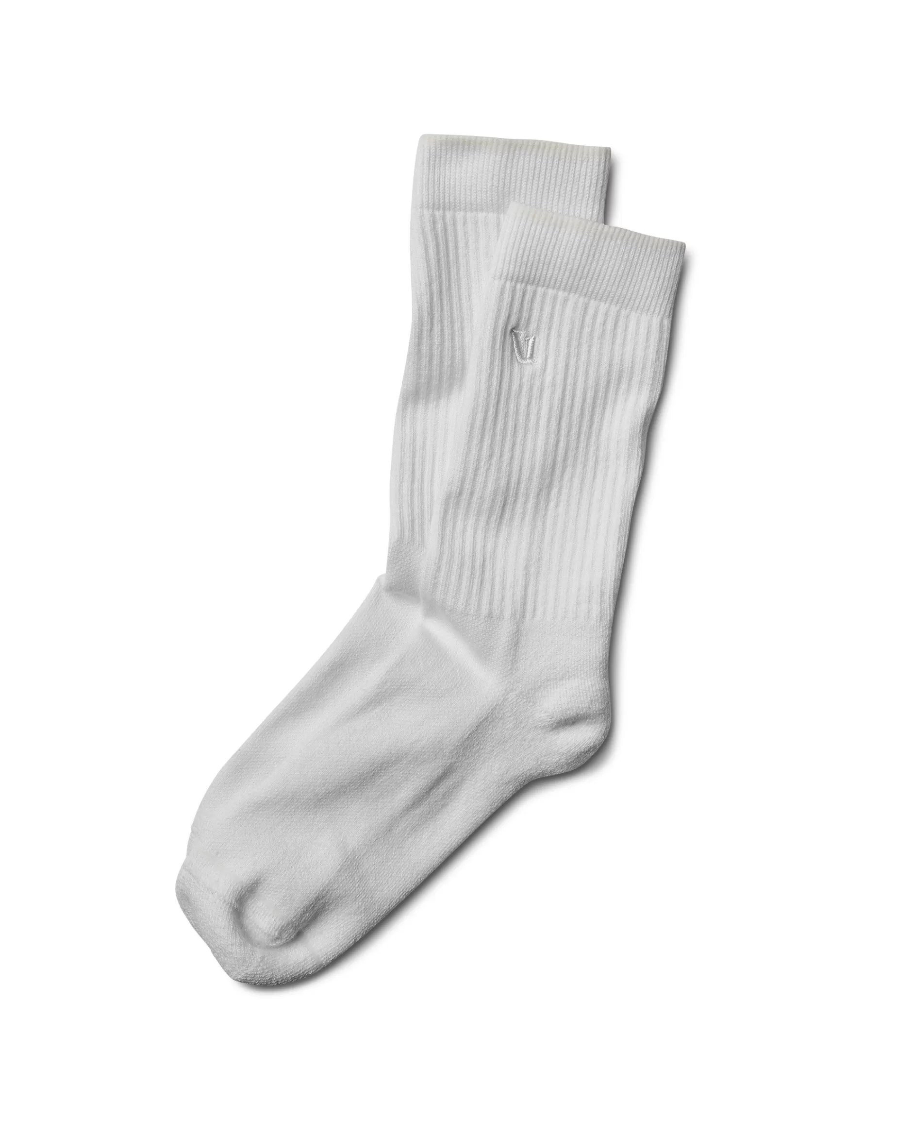 Vuori V1 Crew Sock White Sale