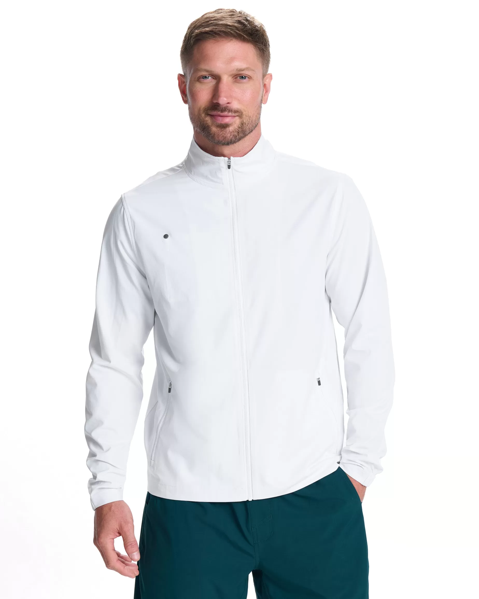 Vuori Venture Track Jacket White Shop