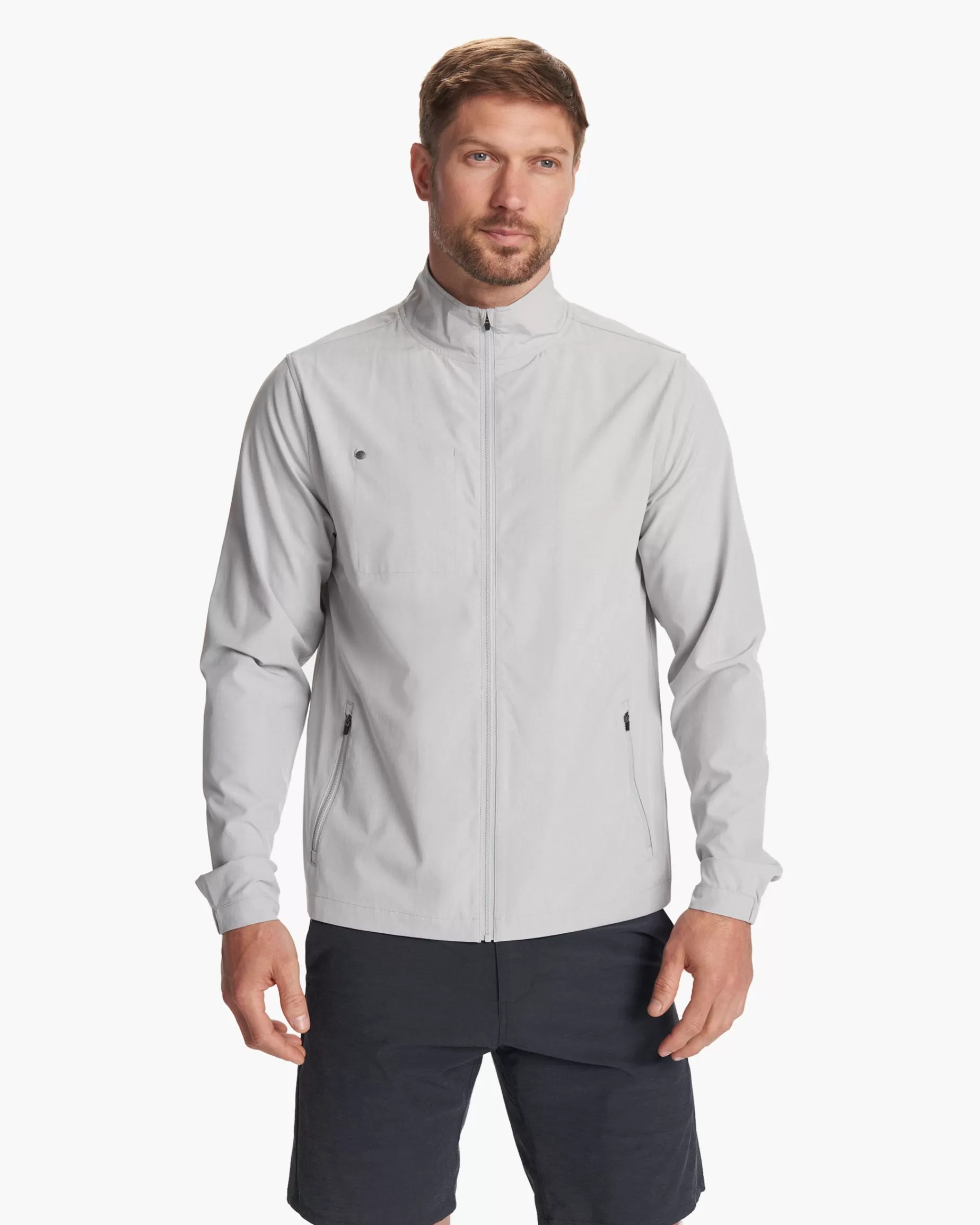 Vuori Venture Track Jacket PlatinumLinenTexture Outlet