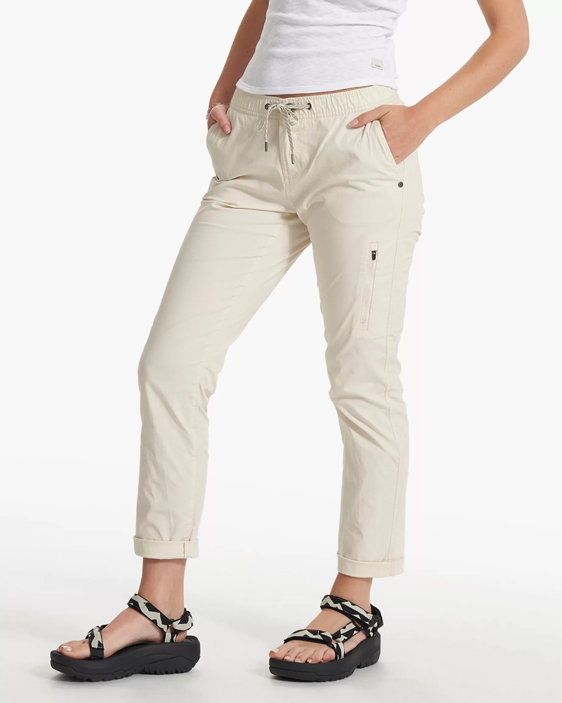 Vuori Womens Ripstop Pant Natural Best