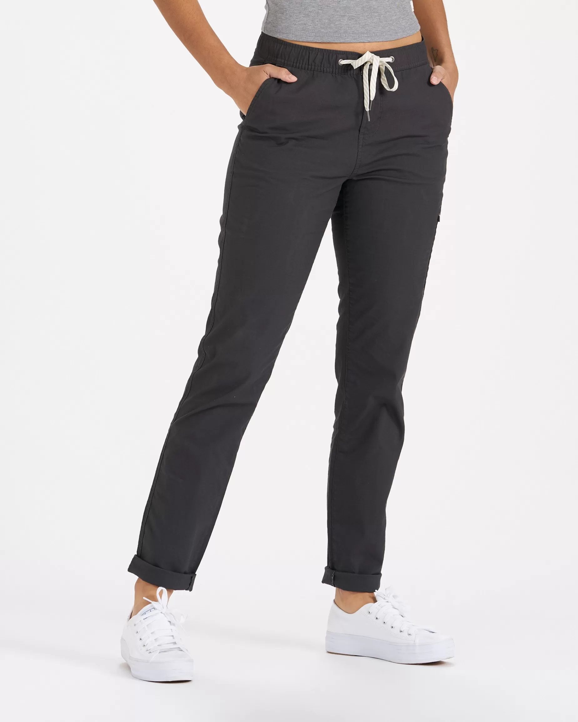 Vuori Womens Ripstop Pant - Long Charcoal Cheap